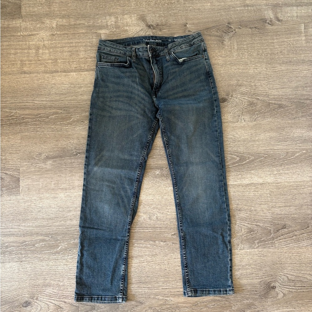 Women’s Calvin Klein Blue Skinny Jeans with Stretch